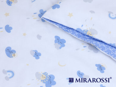 Постельное белье для новорожденных Облачко blue, фото 3