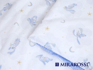 Постельное белье для новорожденных Зайка blue, фото 3