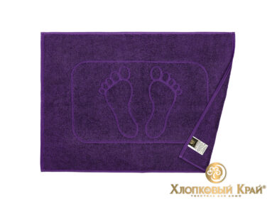 полотенце-коврик для ног 50х70 см фиолет, фото 2