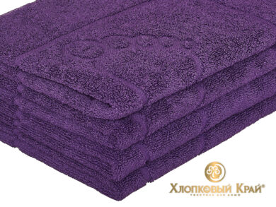полотенце-коврик для ног 50х70 см фиолет, фото 5