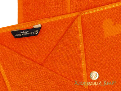 полотенце для лица 50х100 см Амор оранж, фото 4