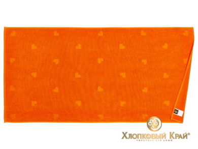 Полотенце банное 70х140 см Амор оранж, фото 3