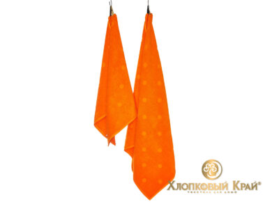 полотенце для лица 50х100 см Бон Пари оранж, фото 6