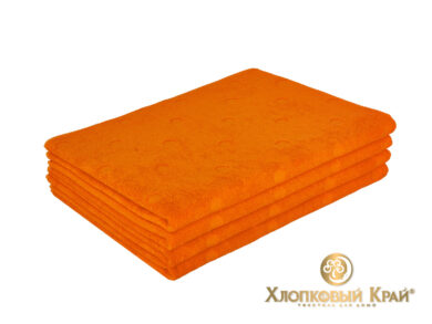Полотенце банное 70х140 см Бон Пари оранж, фото 5