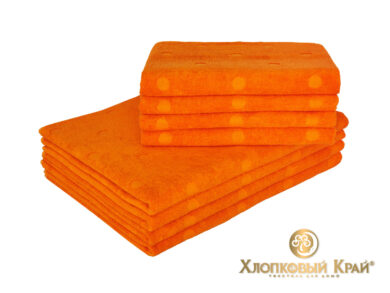 Полотенце банное 70х140 см Бон Пари оранж, фото 6