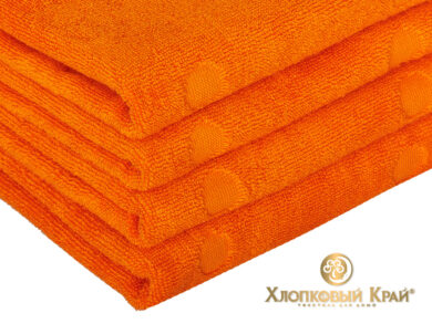 Полотенце банное 70х140 см Бон Пари оранж, фото 10