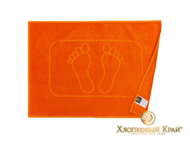 полотенце-коврик для ног 50х70 см оранж, фото 2