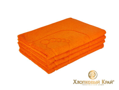 полотенце-коврик для ног 50х70 см оранж, фото 3