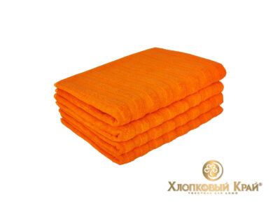 полотенце для лица 50х100 см Страйп оранж, фото 5