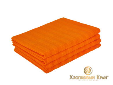 полотенца махровые Страйп оранж, фото 9