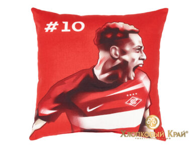 Подушка декоративная Spartak Q. Promes #10 red, фото 2